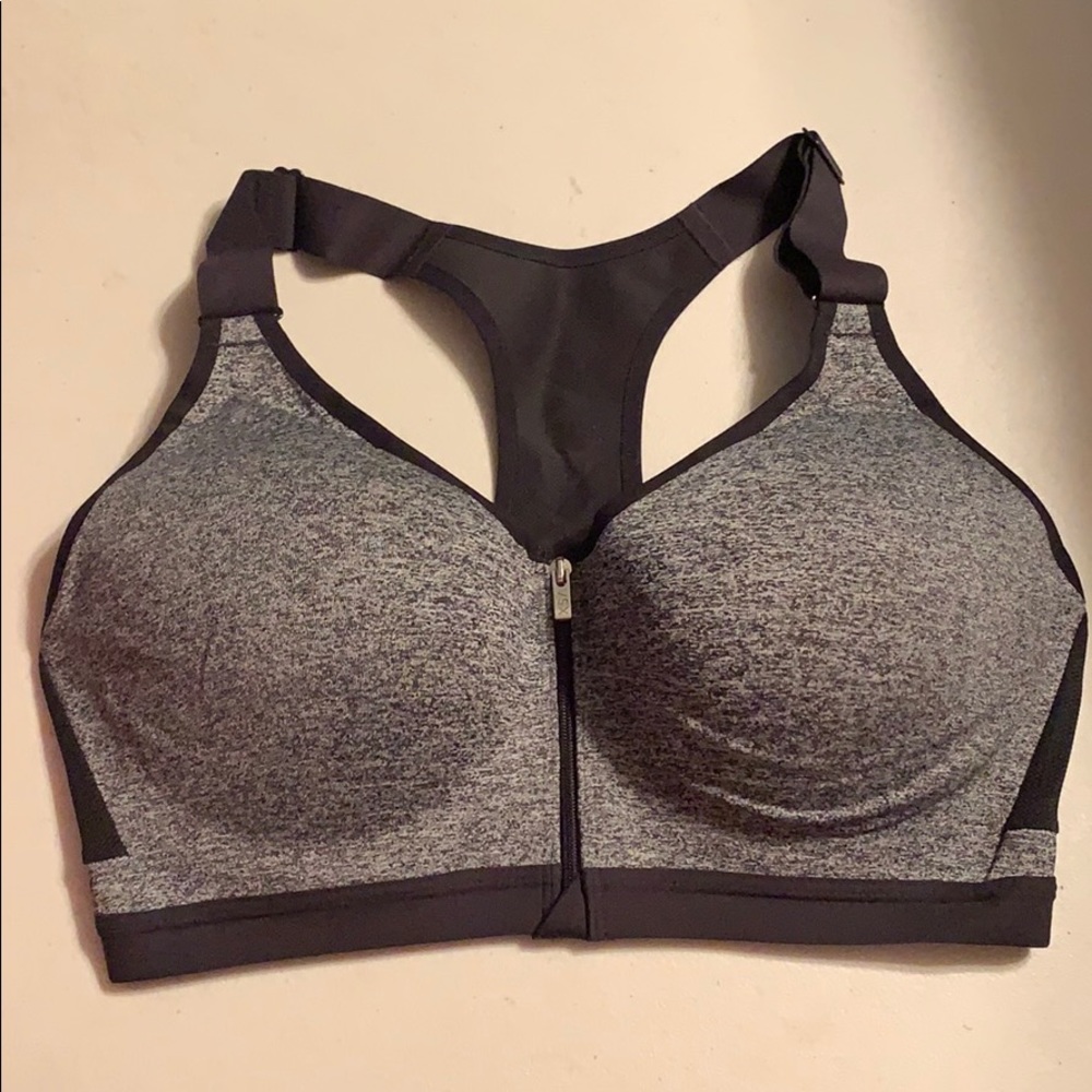 VSX Sports Bra 36DD Gray/Black